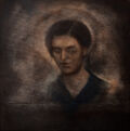 "Woman"(Γυναίκα), acrylics on canvas, 79X79 cm, 2017.