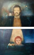 "Father", (Πατέρας), acrylics on canvas, 70Χ90 cm each, 2016.
