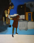 "ARZA", acrylics and pigments on canvas, 80X100 cm, 2013.