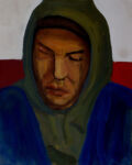 "Ale", pigments on canvas, 40x50 cm, 2010.