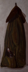"Cloudy day" (Συννεφιασμένη μέρα), pigments on canvas, 47x119 cm, 2009.
