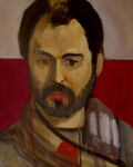 "Gianni", pigments on canvas, 40x50 cm, 2010.
