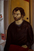 "Gianni", pigments on canvas, 80x120 cm, 2009.