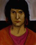 "Giulia", pigments on canvas, 40x50 cm, 2010.