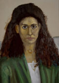 "Irene", pigments on canvas, 50,5x70,5 cm, 2009.