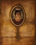 "Woman(Maria)" (Γυναίκα-Μαρία-), acrylics and pigments on canvas, 80X100 cm, 2013.