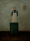 "Butcher" (Χασάπης), acrylics on canvas, 45Χ60,5 cm, 2015.