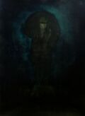 "Hunter" (Κυνηγός), acrylics on canvas, 45Χ60,5 cm, 2015.