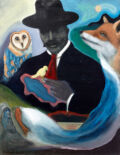"Storyteller" (Παραμυθάς), acrylics on canvas, 70Χ90 cm, 2016.