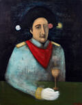 "Matador" (Ταυρομάχος), acrylics on canvas, 70Χ90 cm, 2016.