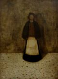 "Mother" (Μάνα), acrylics on canvas, 45Χ60,5 cm, 2014.