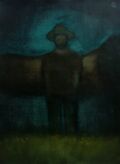 "Peasant" (Αγρότης), acrylics on canvas, 45Χ60,5 cm, 2015.