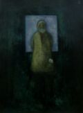 "Poet" (Ποιητής), acrylics on canvas, 45Χ60,5 cm, 2014.
