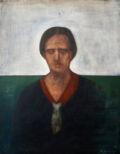 "Teacher", (Δασκάλα), acrylics on canvas, 70Χ90 cm, 2016.