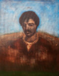 "Footballer" (Ποδοσφαιριστής), acrylics on canvas, 70Χ90 cm, 2016.