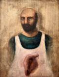 "Butcher" (Χασάπης), acrylics on canvas, 70Χ90 cm, 2016.