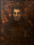 "The Saint" ( Ο Άγιος), acrylics on canvas, 70Χ90 cm, 2015-16.