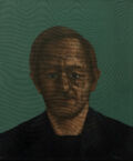 "Michael" (Borremans), 2018, acrylics and coloured pencils on canvas, 30X25 cm.